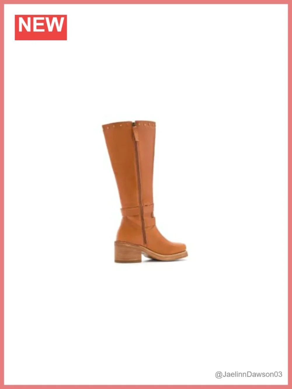 Dingo Women's Leather Round Toe Zippered Over The Knee Boots Mid Heel